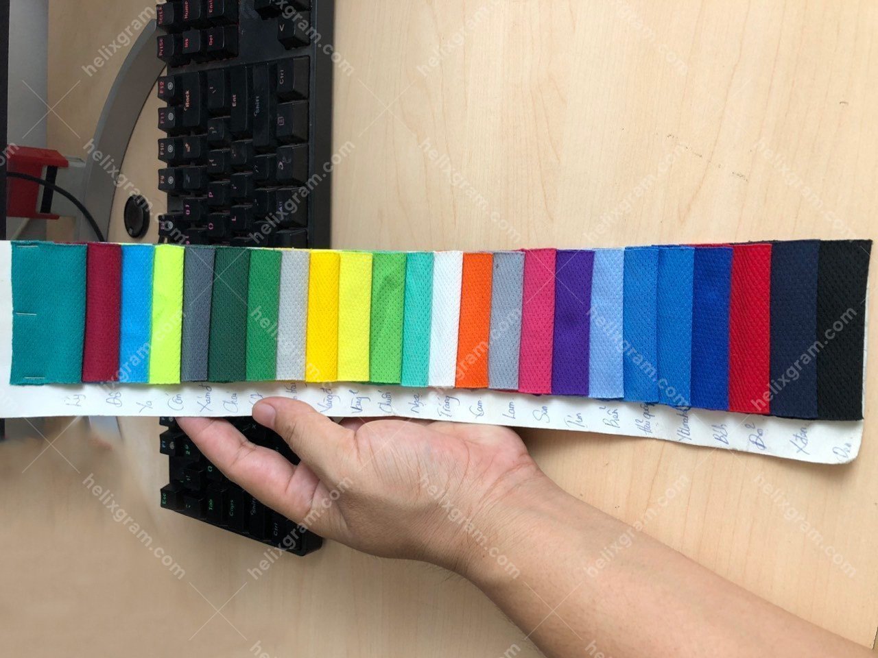 Polyester-spandex-T-shirt-material-color-options