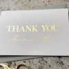 gold foil invitations